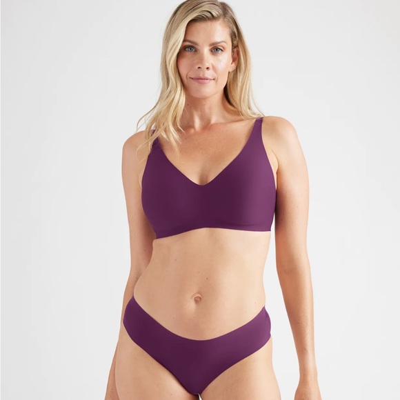 KNIX Wear Essential Cheeky Underwear (2 pack) Woman’s XXL - Plum Colour - Picture 2 of 5